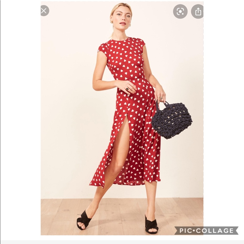 NWOT Reformation Gavin heart dress - Picture 2 of 14